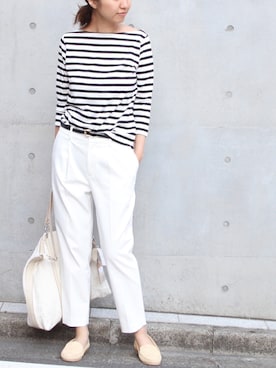 「FRAMeWORK（フレームワーク）のアイテム（ローファー）」を使った、tomoさん（レディース・165cm）の春コーディネート