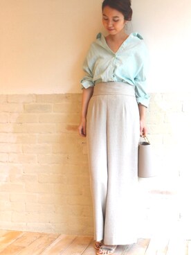 「Lami（ラミ）のアイテム」を使った、tomoさん（レディース・165cm）の夏コーディネート