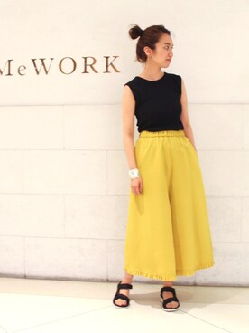 「Lami（ラミ）のアイテム」を使った、tomoさん（レディース・165cm）の夏コーディネート