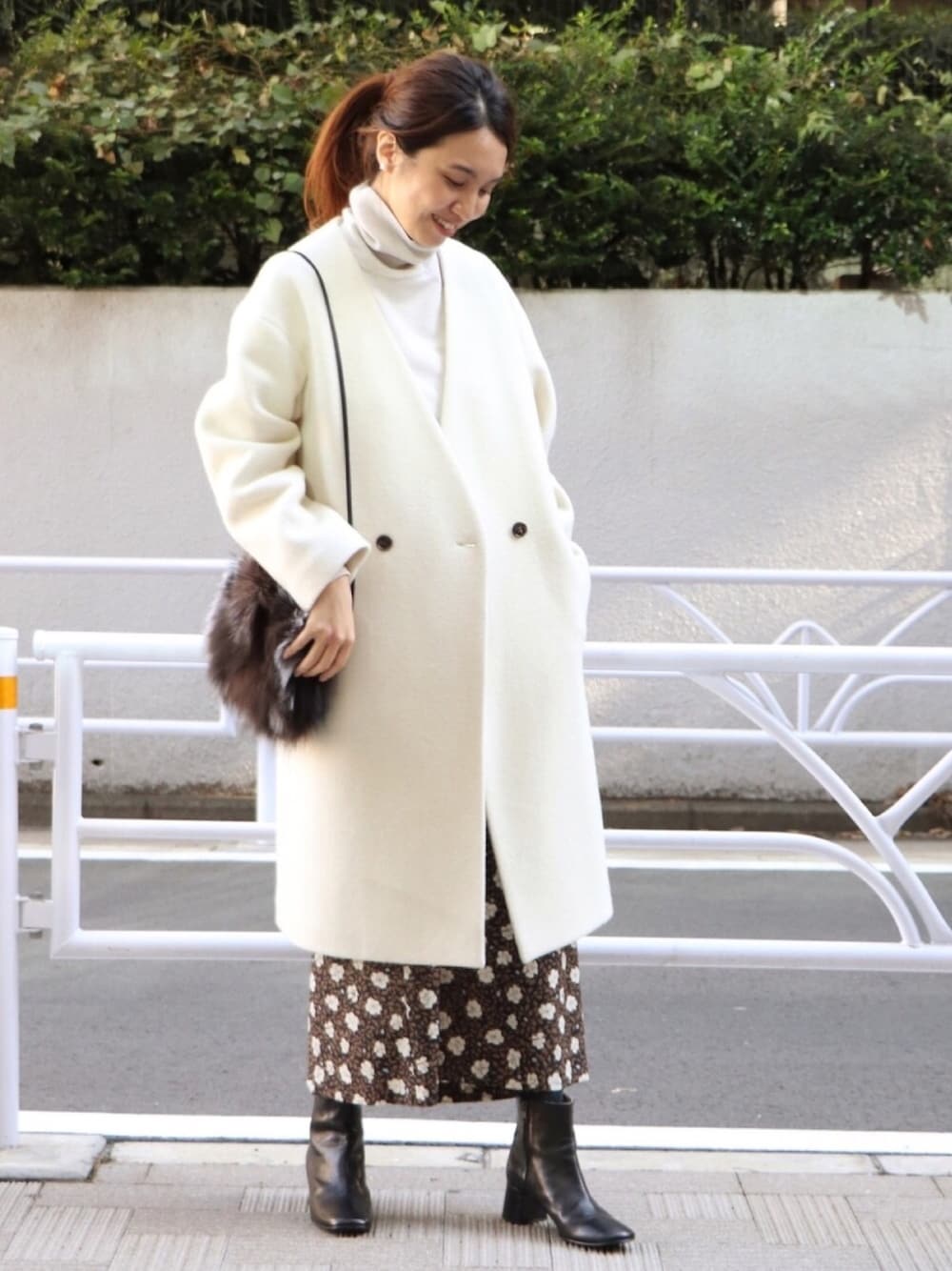 FRAMeWORK 2018 チュニック タートルネック FRAMeWORK（フレームワーク）の「コットンフライス タートルネック