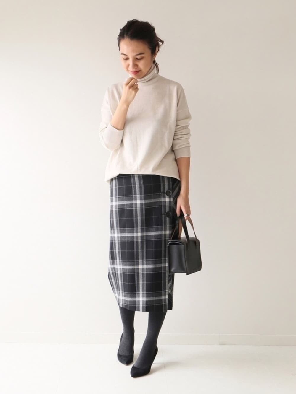 FRAMeWORK 2018 チュニック タートルネック FRAMeWORK（フレームワーク）の「コットンフライス タートルネック