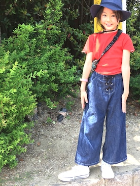 「no brand（ノーブランド）のアイテム（その他）」を使った、りぃさん（キッズ・125cm）の春コーディネート
