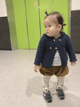 はなぞうさん（キッズ・80cm）の秋コーディネート