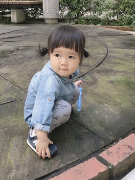 はなぞうさん（キッズ・80cm）の秋コーディネート