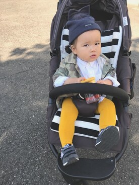 はなぞうさん（キッズ・80cm）の秋コーディネート