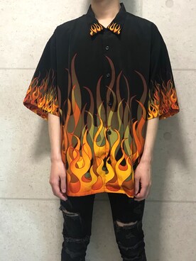 「古着屋utsuroiのhttps://www.furugiya-utsuroi.store/（その他、ホワイト系）」を使った、古着屋 utsuroiさん（メンズ・175cm）の夏コーディネート