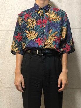 「古着屋utsuroiのhttps://www.furugiya-utsuroi.store/（その他、ホワイト系）」を使った、古着屋 utsuroiさん（メンズ・175cm）の夏コーディネート