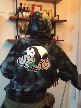 「CLOT（クロット）のアイテム（ジャージ）」を使った、damnyepさん（メンズ・173cm）の夏コーディネート