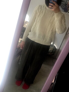 「アイテム（PC・スマホグッズ/家電）」を使った、モリカーさん（レディース・150cm・20代）の秋コーディネート
