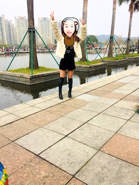 「H&M（エイチ・アンド・エム）のアイテム（アンダーウェア）」を使った、Laurapics さん（レディース・160cm）の春コーディネート
