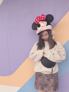 「JK」｜「アイテム（パーカー）」を使った、monaさん（レディース・153cm）の秋コーディネート
