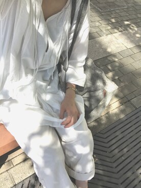 「ichi（イチ）のアイテム（バッグ）」を使った、__yama__さん（レディース・163cm）の春コーディネート