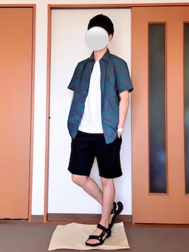 「Right-on（ライトオン）のアイテム（チノパンツ）」を使った、yutoさん（メンズ・173cm）の夏コーディネート