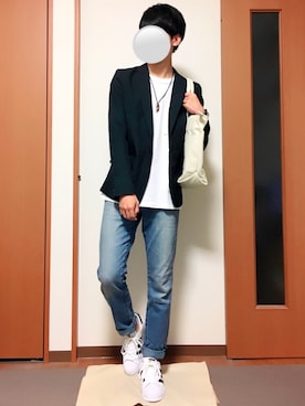 「SOYOUS（ソユーズ）のアイテム（ジャケット/アウター）」を使った、yutoさん（メンズ・173cm）の秋コーディネート