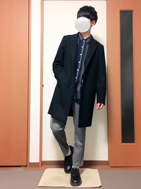 「wearhalloween2017」｜「アイテム（スラックス）」を使った、yutoさん（メンズ・173cm）の秋コーディネート