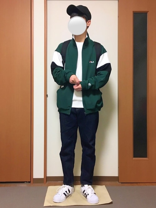 FILA（フィラ）の「∴WEGO/FILAコラボツイルトラックジャケット