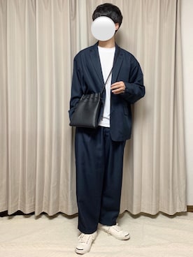 「FREAK'S STORE（フリークスストア）のアイテム（テーラードジャケット）」を使った、yutoさん（メンズ・173cm）の春コーディネート