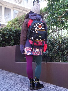 モジャ子さん（レディース・165cm）の冬コーディネート