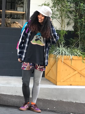 モジャ子さん（レディース・165cm）の冬コーディネート