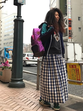 モジャ子さん(レディース・165cm)の春コーディネート