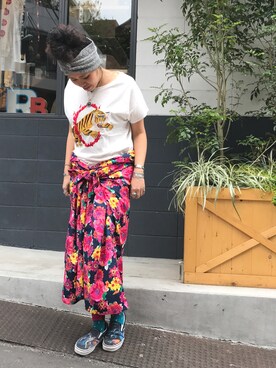 モジャ子さん（レディース・165cm）の春コーディネート