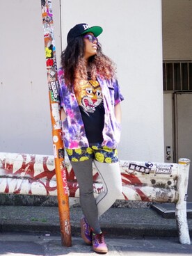 モジャ子さん（レディース・165cm）の春コーディネート