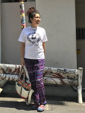 モジャ子さん（レディース・165cm）の春コーディネート