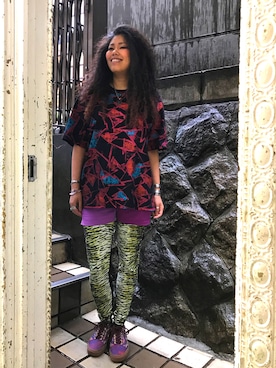 モジャ子さん（レディース・165cm）の春コーディネート