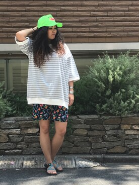 モジャ子さん(レディース・165cm)の夏コーディネート