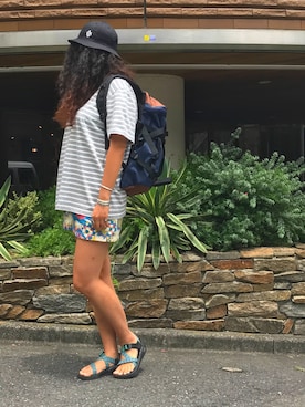 モジャ子さん（レディース・165cm）の夏コーディネート