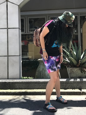 モジャ子さん（レディース・165cm）の夏コーディネート