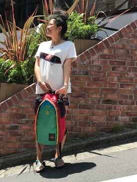 モジャ子さん（レディース・165cm）の夏コーディネート