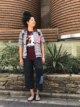 モジャ子さん(レディース・165cm)の夏コーディネート