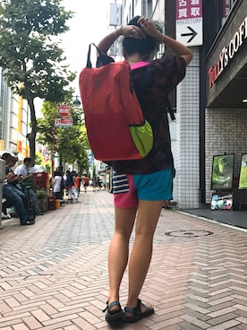 モジャ子さん（レディース・165cm）の夏コーディネート