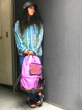 モジャ子さん（レディース・165cm）の夏コーディネート