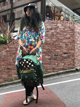 モジャ子さん（レディース・165cm）の夏コーディネート