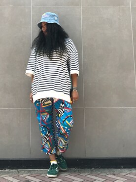 モジャ子さん（レディース・165cm）の夏コーディネート