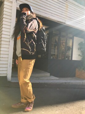 モジャ子さん（レディース・165cm）の冬コーディネート