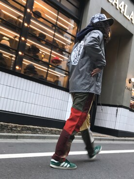 「ネコ」｜「アイテム（ジャケット/アウター）」を使った、モジャ子さん（レディース・165cm）の冬コーディネート