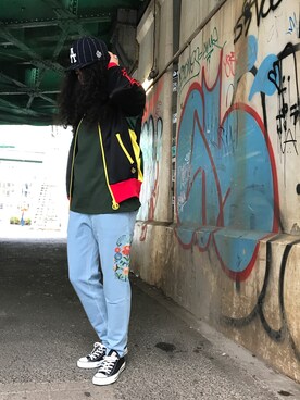 モジャ子さん（レディース・165cm）の冬コーディネート