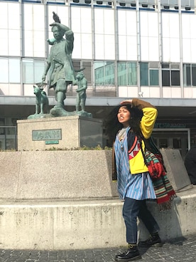 モジャ子さん(レディース・165cm)の春コーディネート