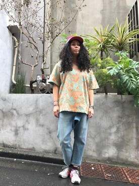 モジャ子さん（レディース・165cm）の春コーディネート