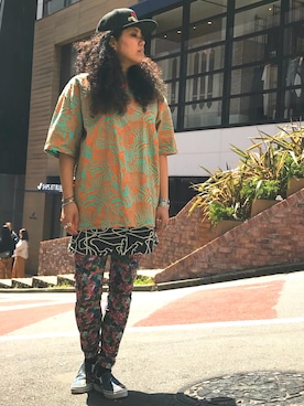 モジャ子さん(レディース・165cm)の春コーディネート