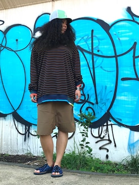 モジャ子さん（レディース・165cm）の春コーディネート