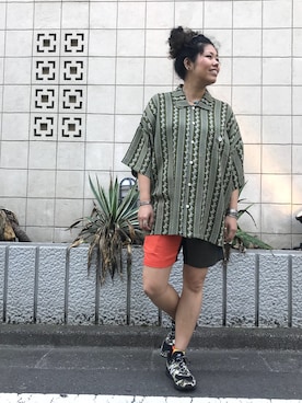 モジャ子さん(レディース・165cm)の春コーディネート