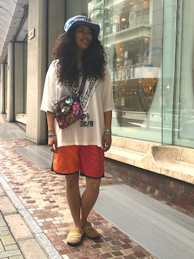 モジャ子さん（レディース・165cm）の夏コーディネート