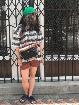 モジャ子さん（レディース・165cm）の夏コーディネート