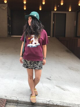 モジャ子さん(レディース・165cm)の夏コーディネート