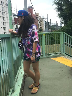 モジャ子さん（レディース・165cm）の夏コーディネート