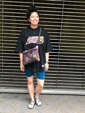 モジャ子さん（レディース・165cm）の夏コーディネート